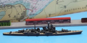 Cruiser "Ashigara" with airplane (1 p.) J 1944 Delphin D 35